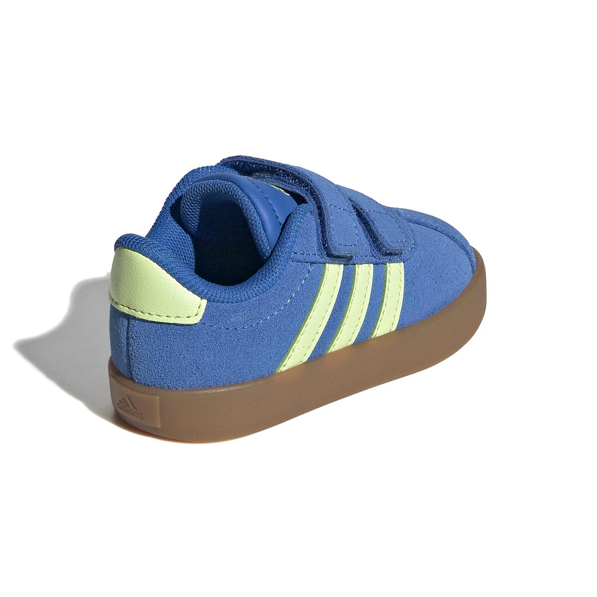Sneakers in leer VL Court 3.0 blauw/groen, ADIDAS SPORTSWEAR