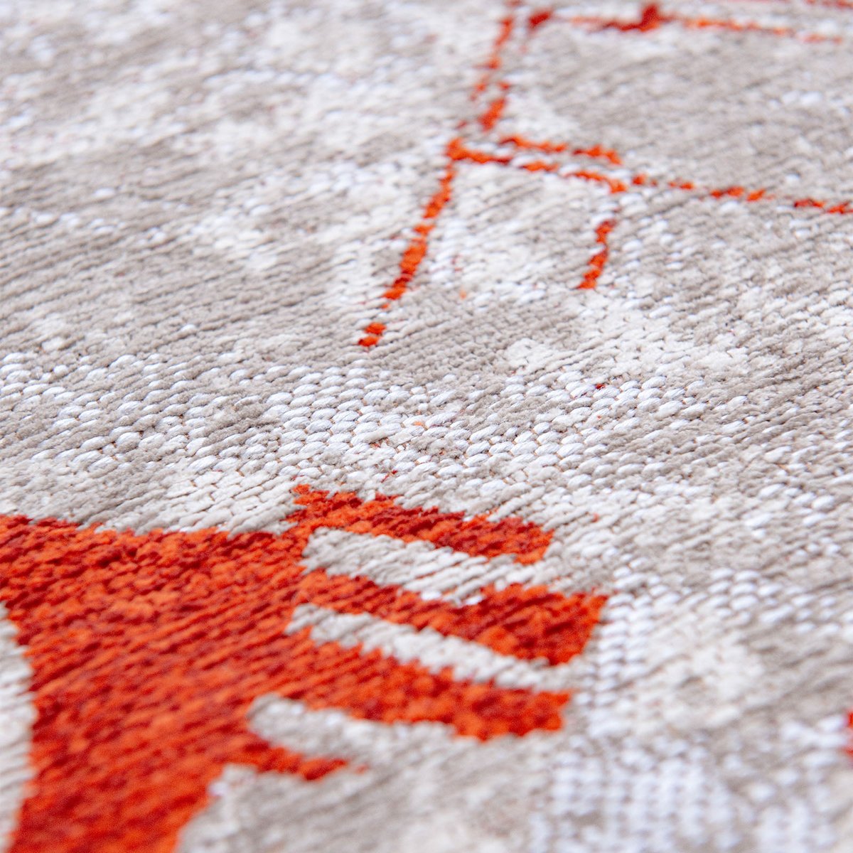 Tapis intérieur/extérieur tissé plat ORANGE CITY rouge, NOVATREND