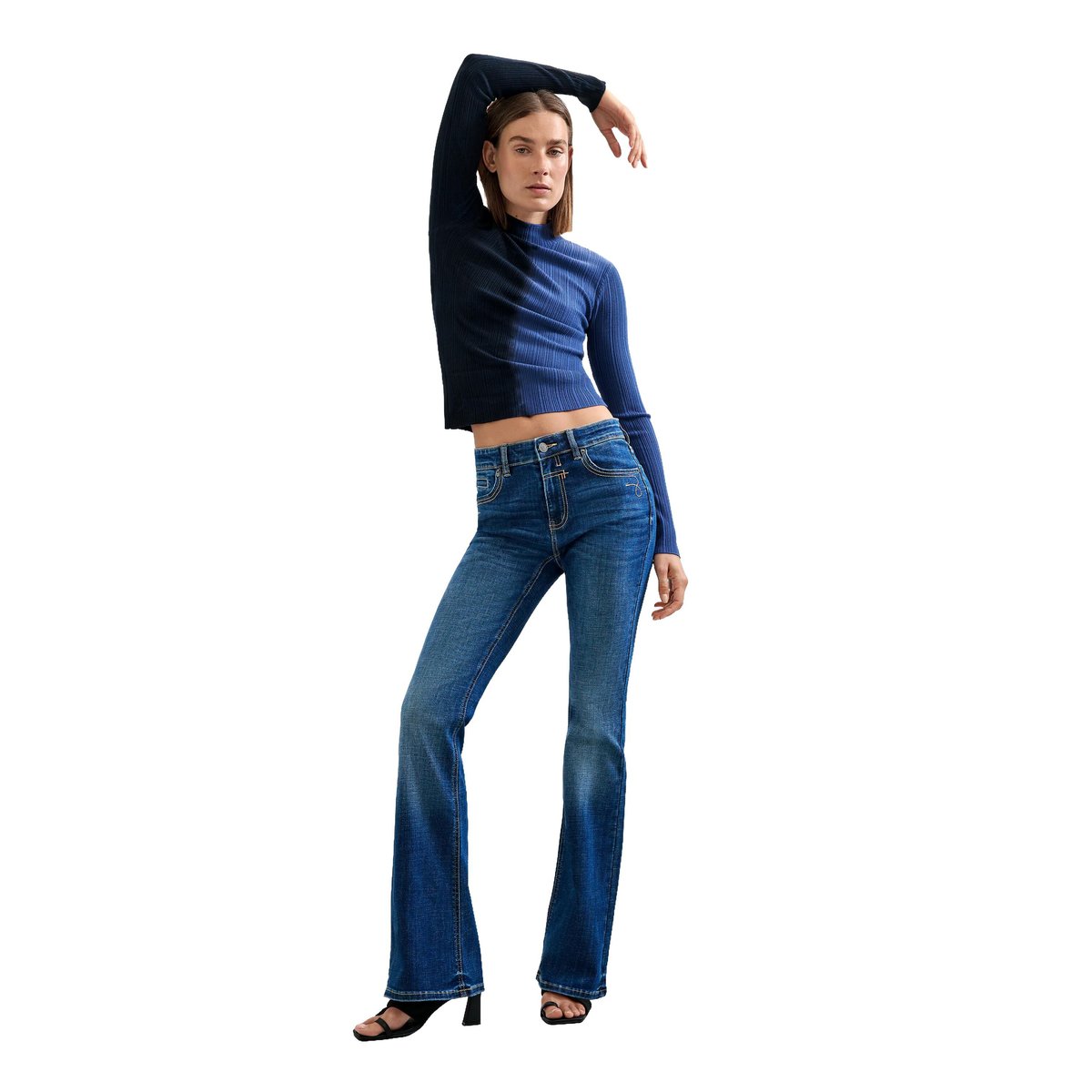 Jean flare bleu, DESIGUAL