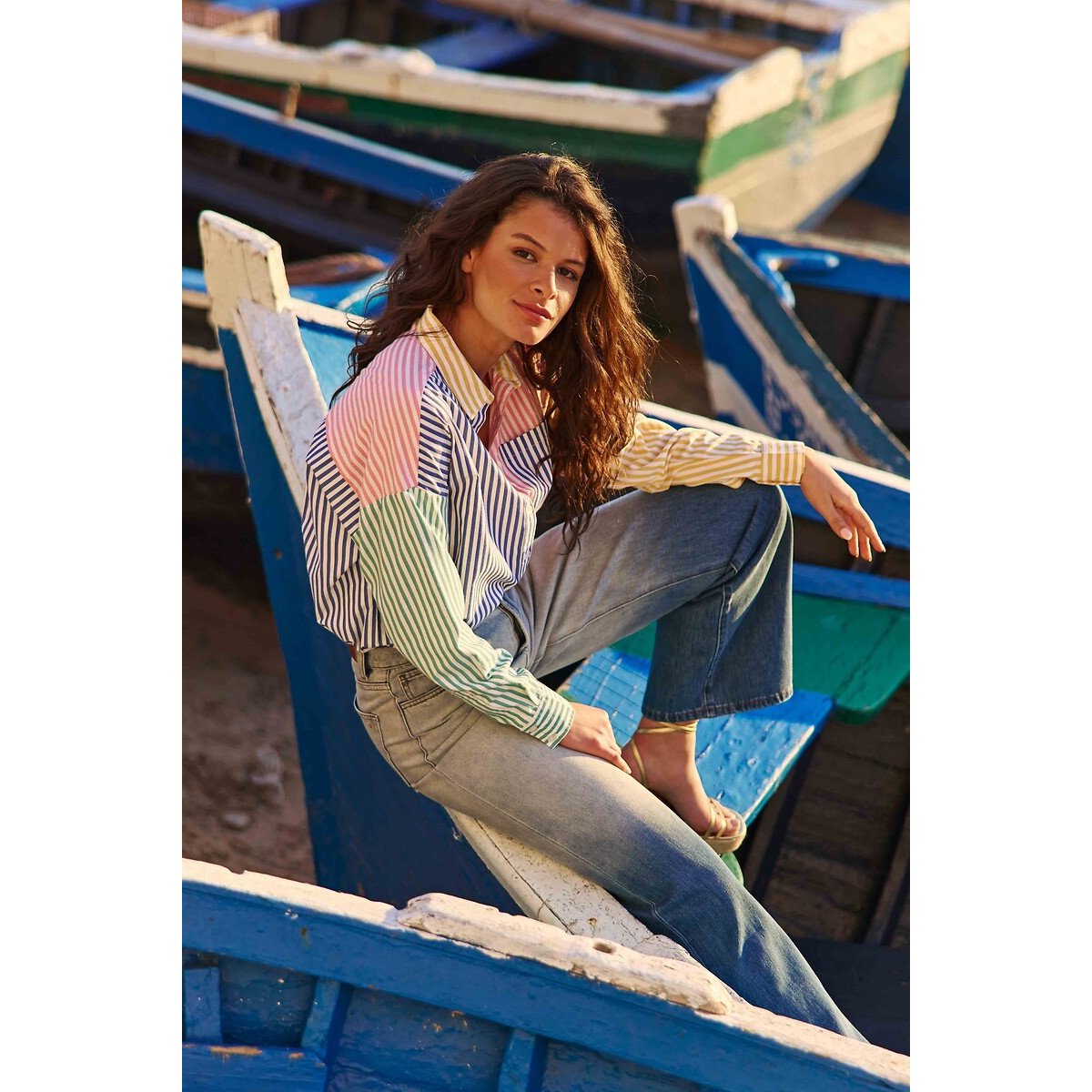 Chemisier, manches longues multicolore, LA PETITE ETOILE
