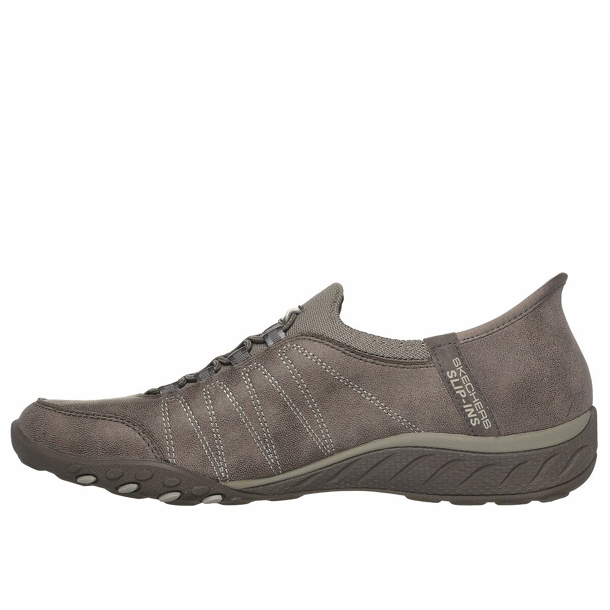 Slip-Ins: Breathe-Easy Home-Body Trainers dark taupe, SKECHERS