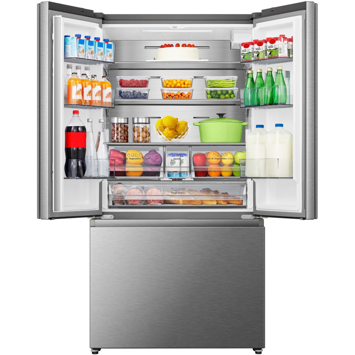 Réfrigérateur multi portes RF815N4SESE couleur unique, HISENSE