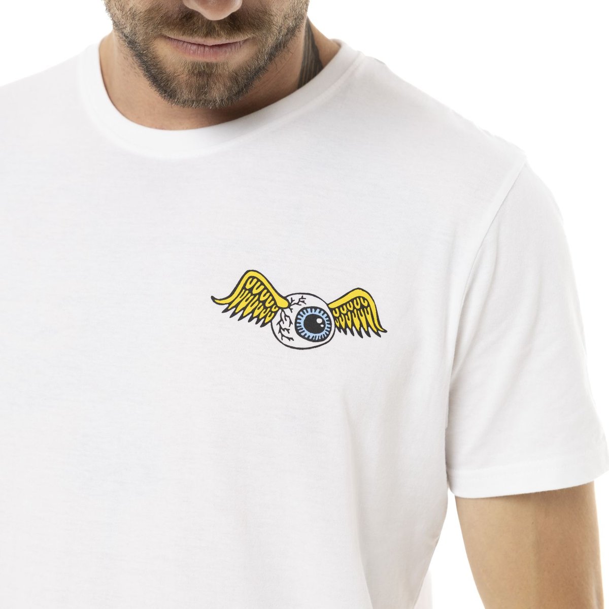 Tee Shirt en coton Eye blanc, VON DUTCH