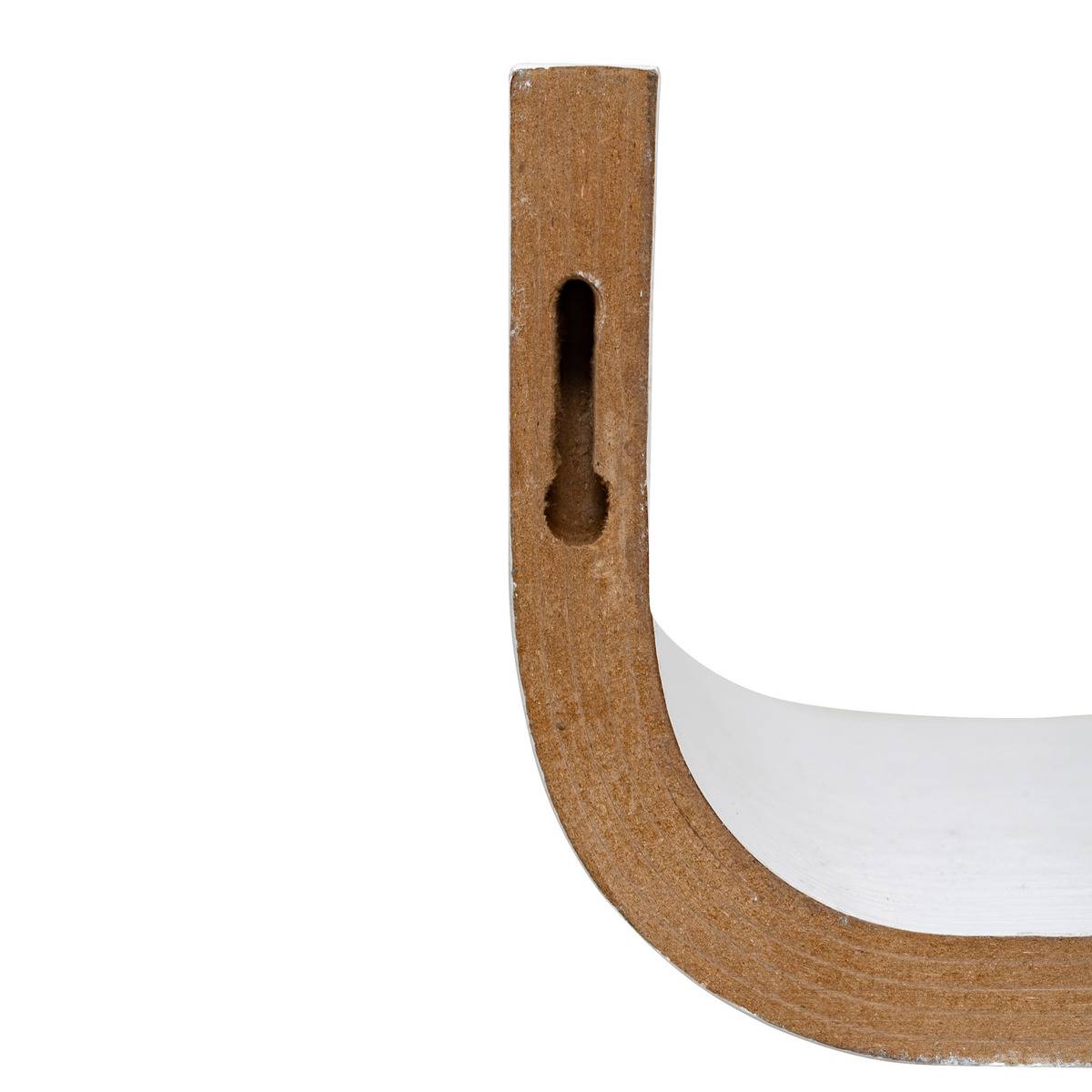 Étagère murale courbée FIXY blanc, 5FIVE SIMPLY SMART