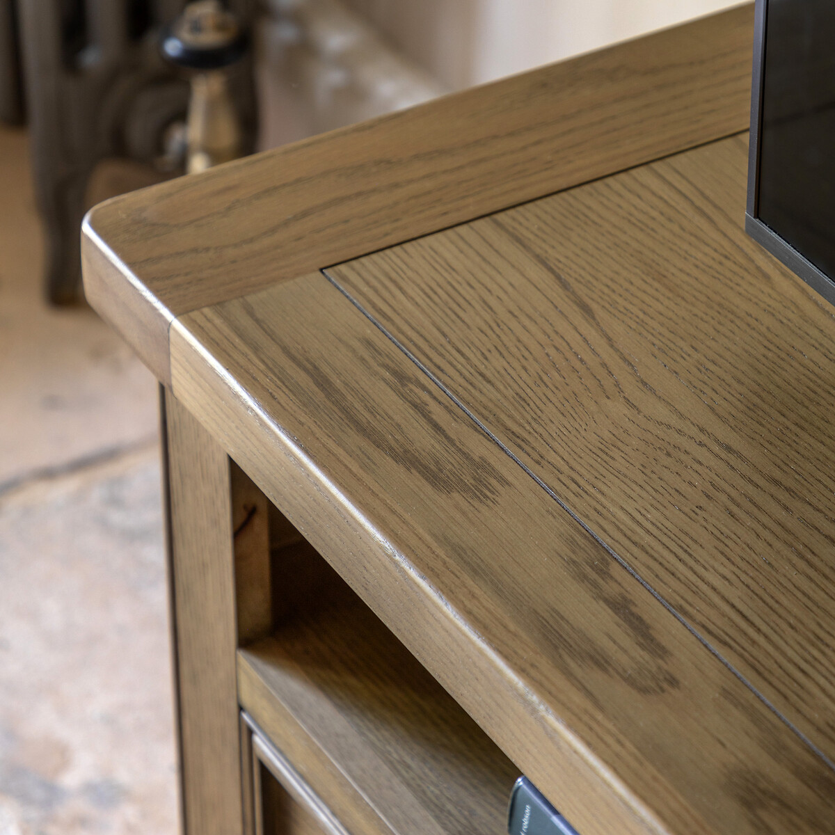 Toledo Oak Media Unit natural oak, SO'HOME