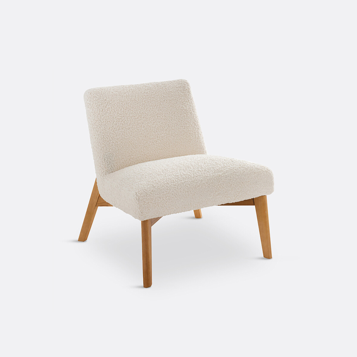 Fauteuil bouclette Jymari ecru, LA REDOUTE INTERIEURS
