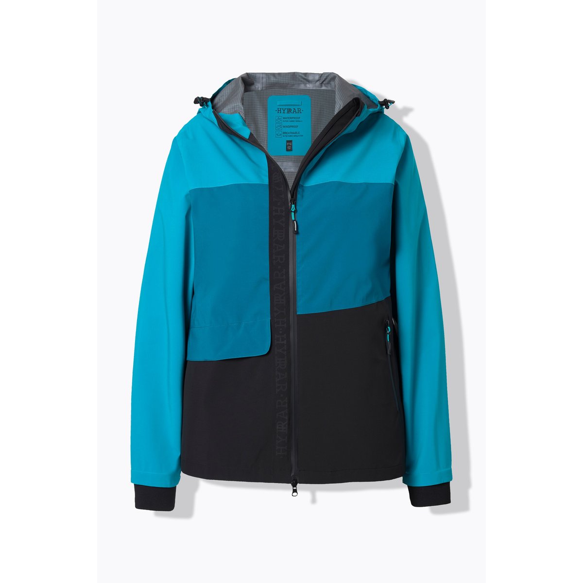 Veste de pluie HYPRAR à capuche noir, ULLA POPKEN
