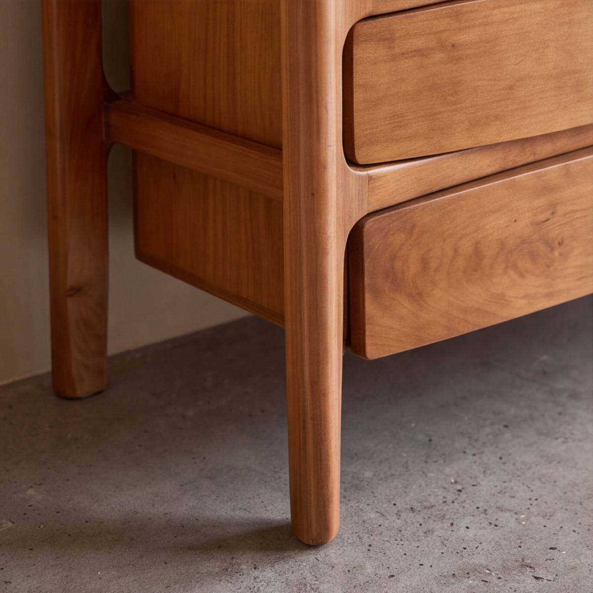 Commode 6 tiroirs ROSANA bois clair, MADE IN MEUBLES