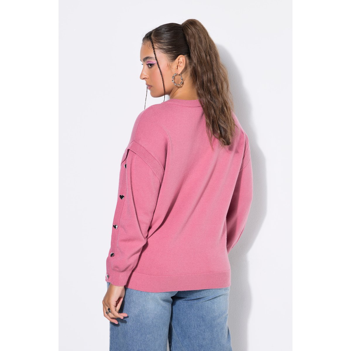 Pull, coupe oversize rose sombre, STUDIO UNTOLD