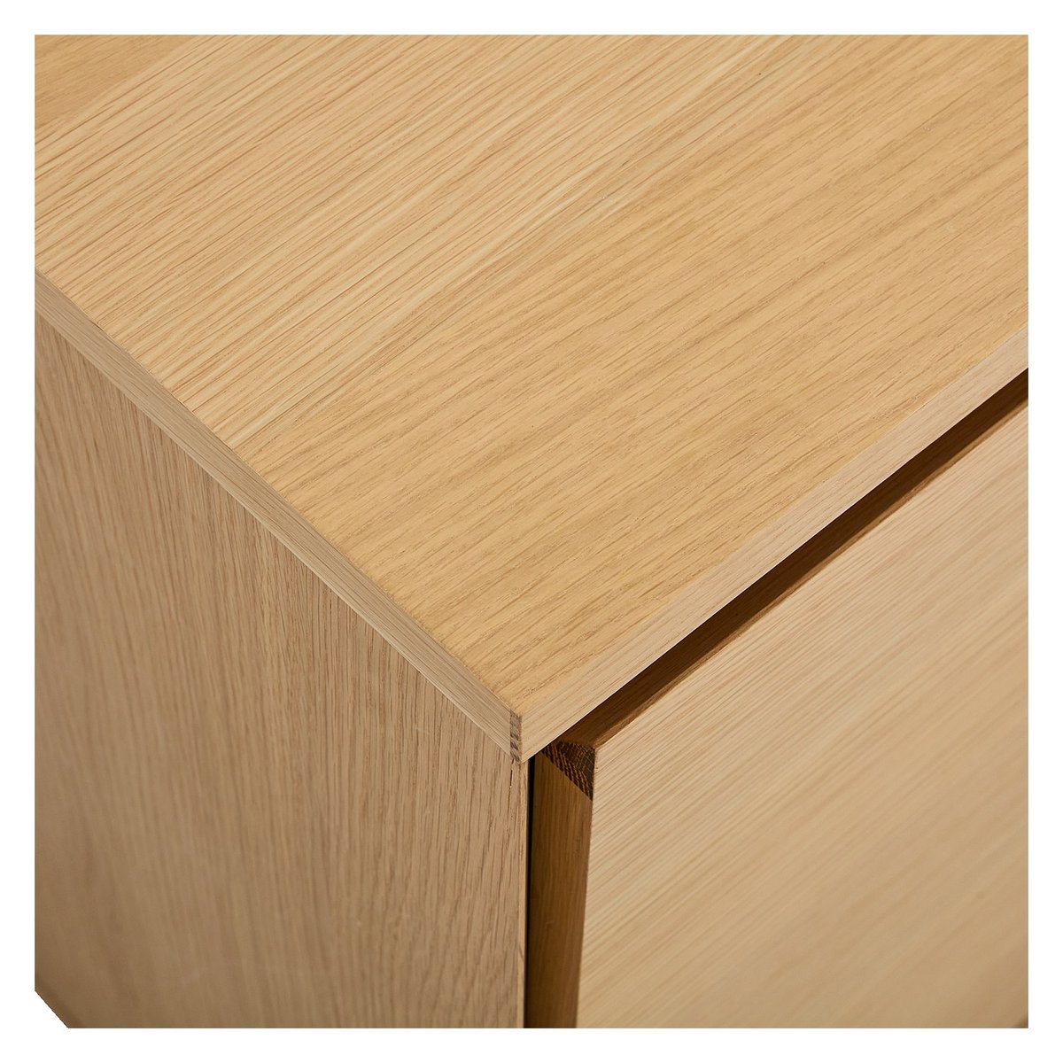 Buffet bois, panneau HAZO naturel clair, HABITAT