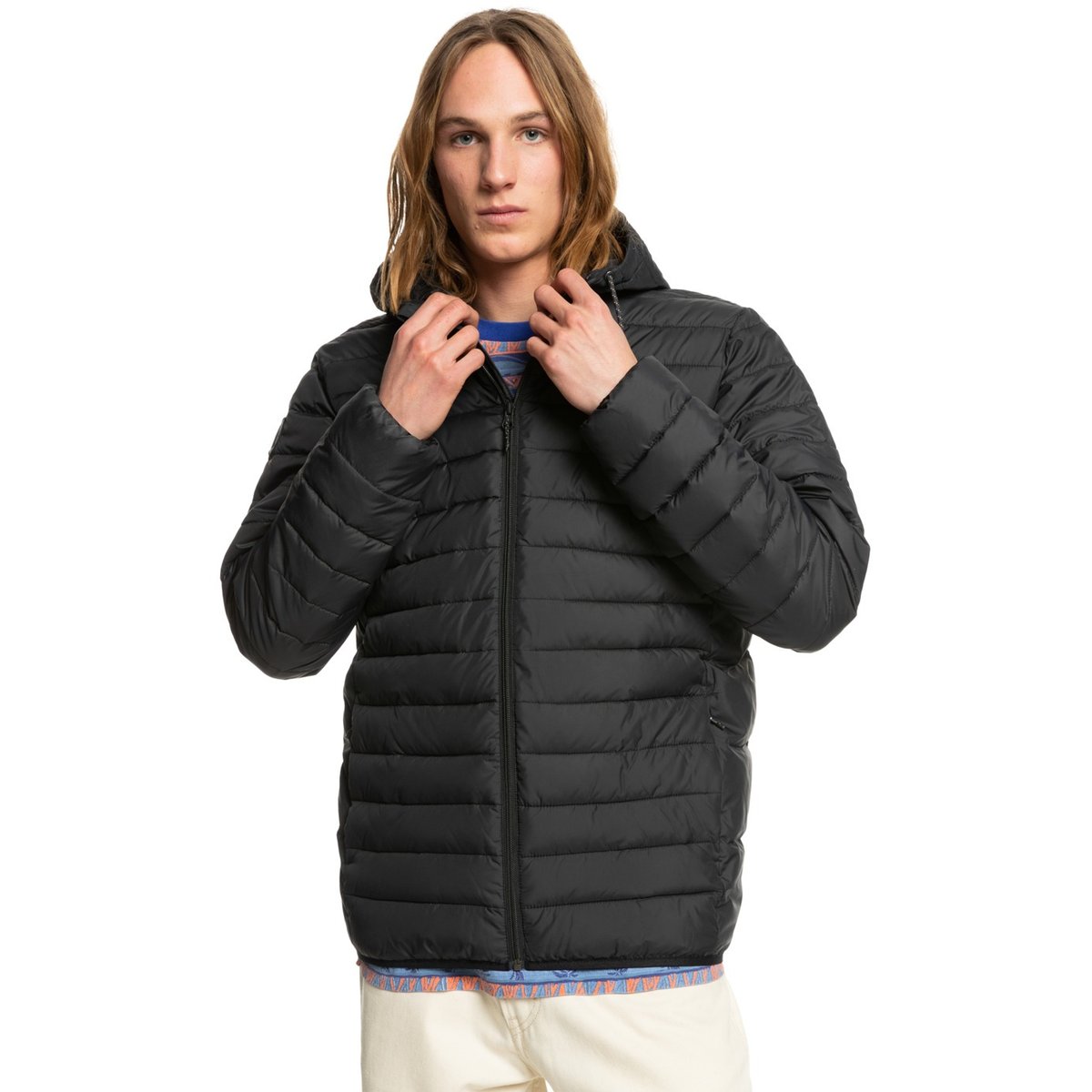 Doudoune Scaly hood noir black, QUIKSILVER