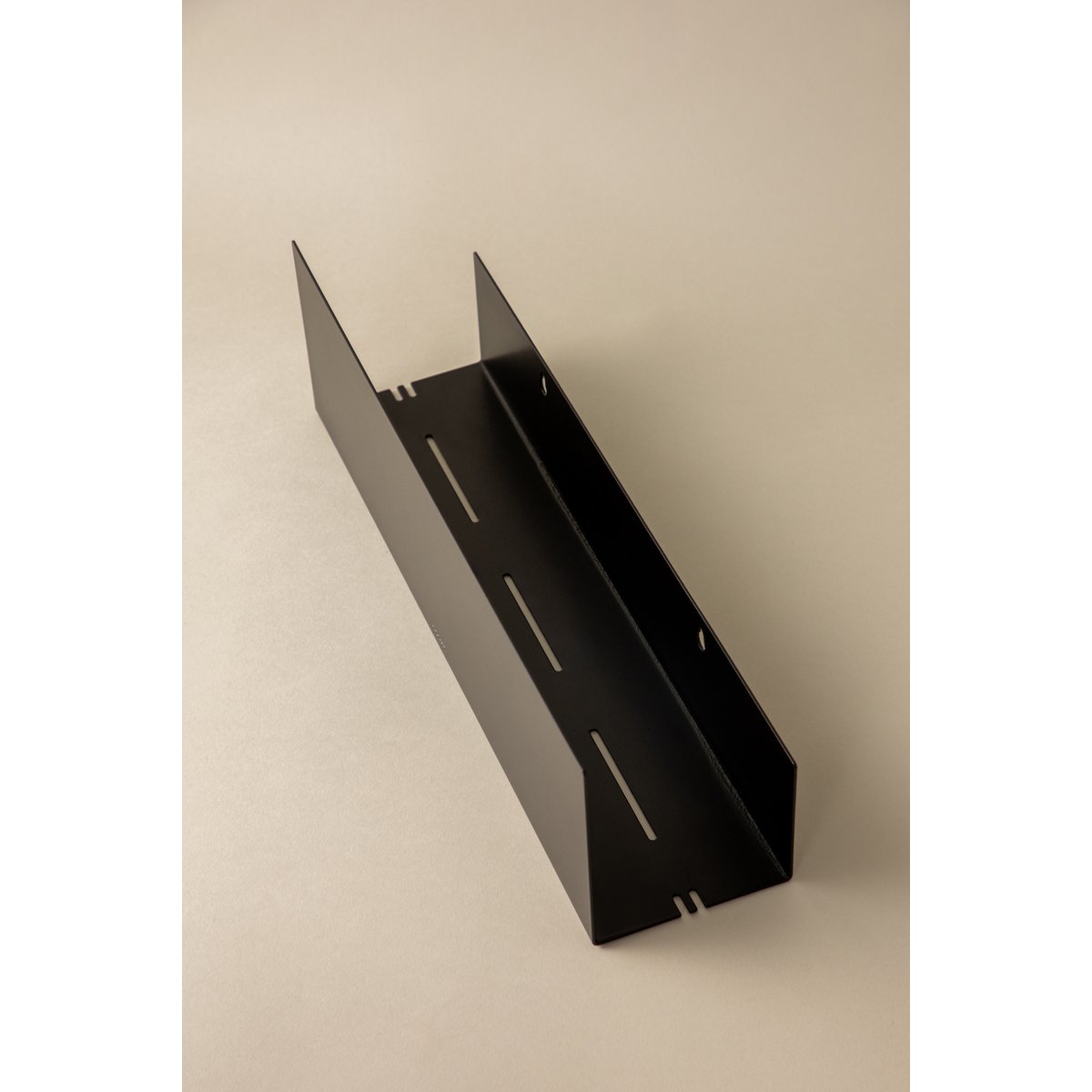 Porte-savon De Douche avec vis ou adhésif NOOK noir mat, COSMIC