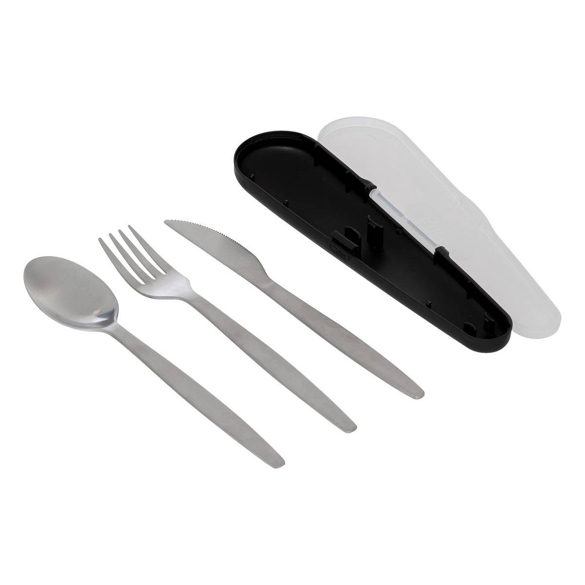 Set de couverts de voyage avec boîte gris, 5FIVE SIMPLY SMART