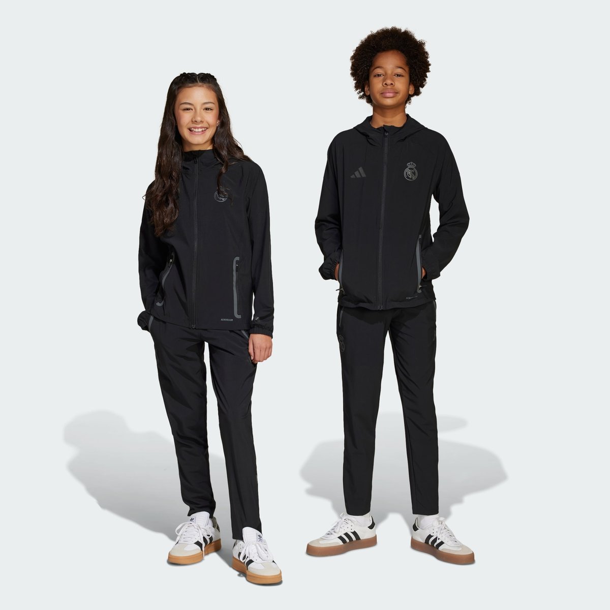 Pantalon de voyage Real Madrid Tiro 25 Competition Vis Tech Enfants black, adidas Performance
