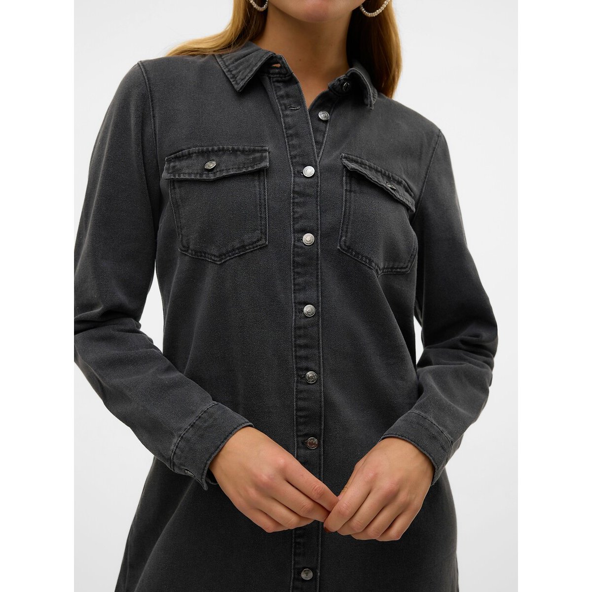 Abito corto nero , VERO MODA