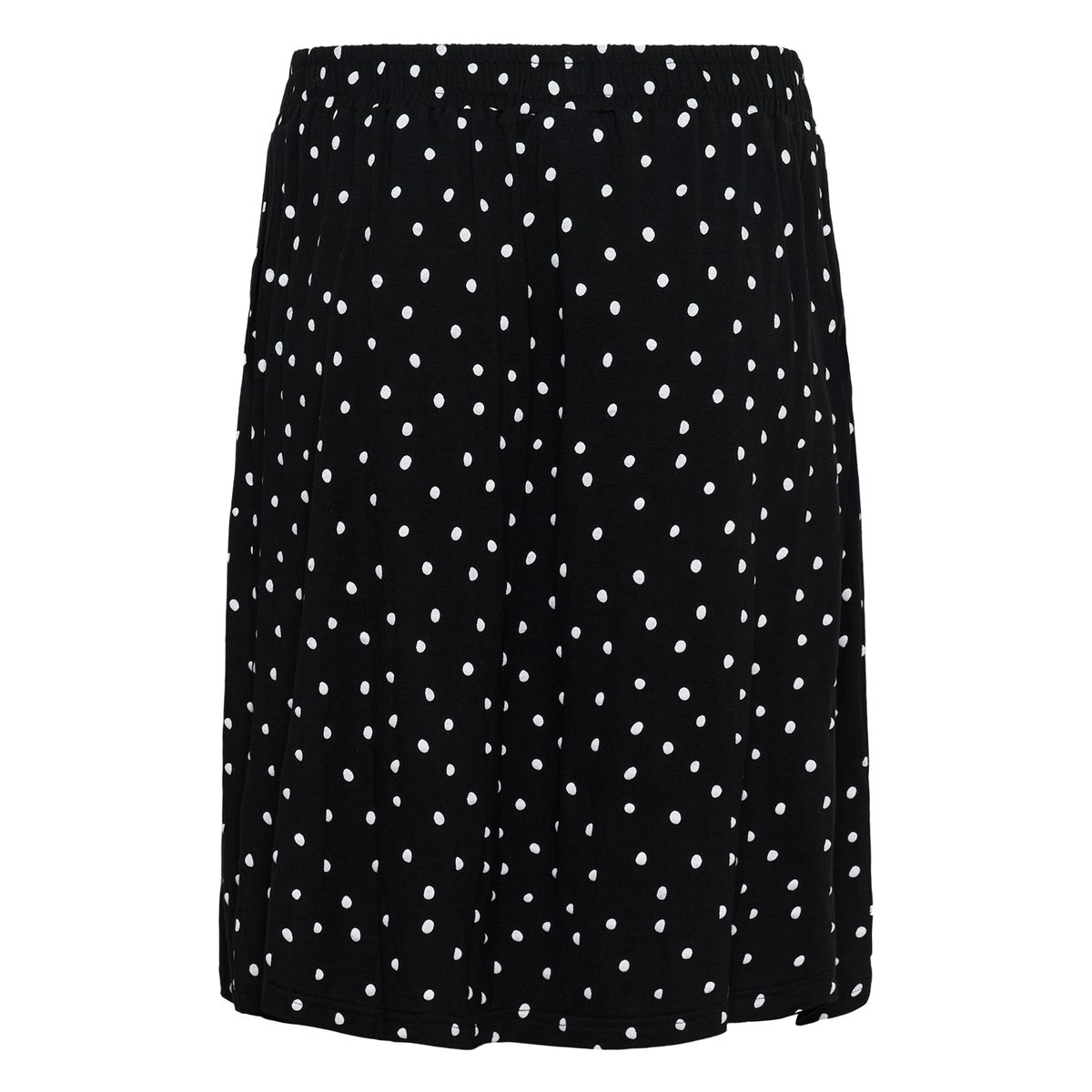 Jupe casual noir blanc black deep/chalk dot, KAFFE