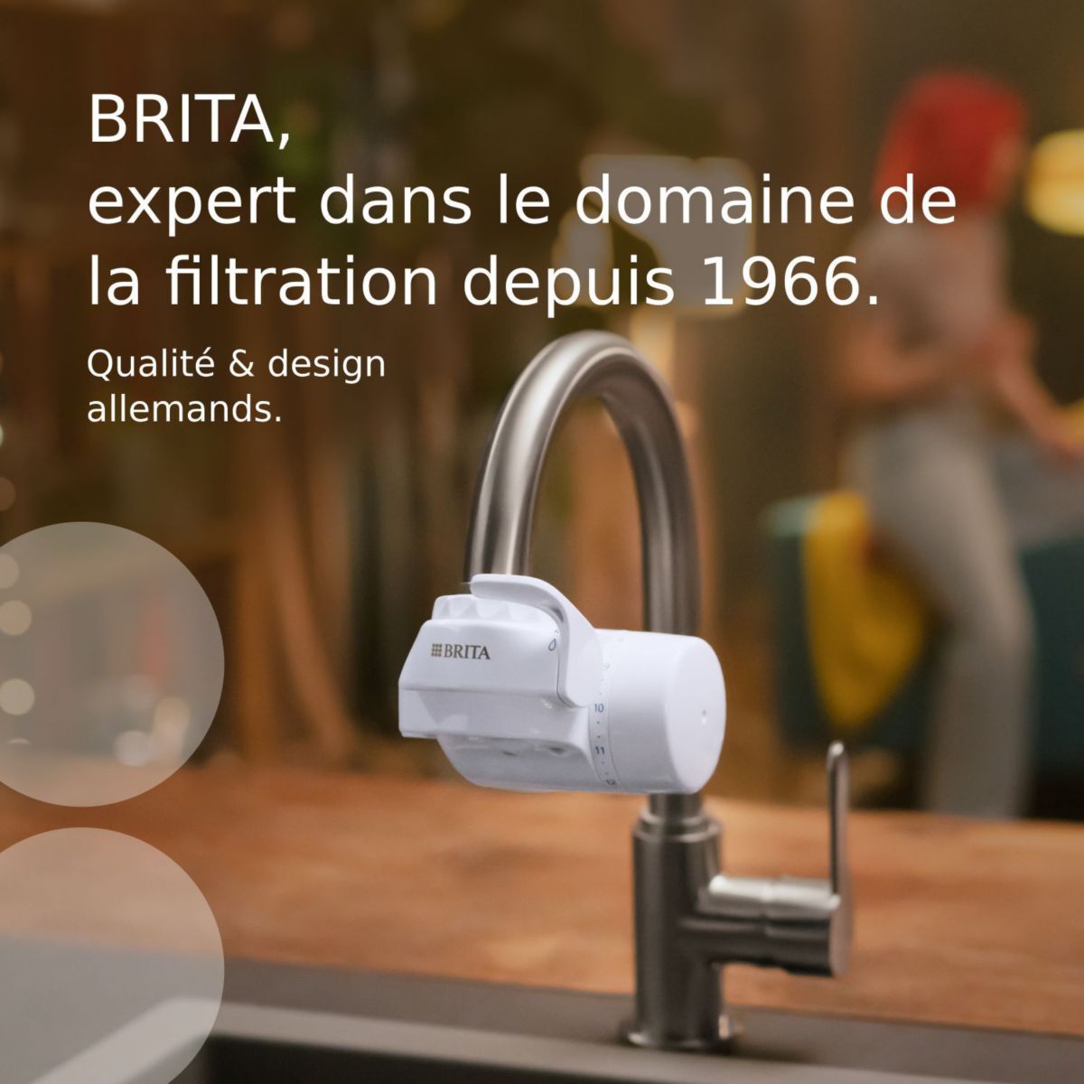Filtre à eau Système On Tap V + 1 cartouche On Tap V couleur unique, BRITA