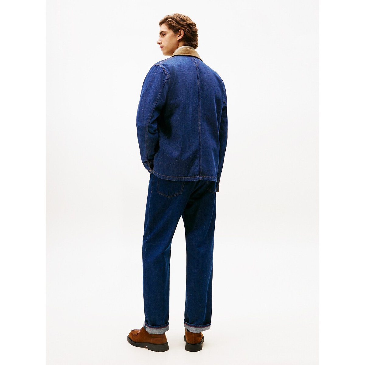 Lincoln Jacket with Contrasting Collar denim, TOMMY HILFIGER