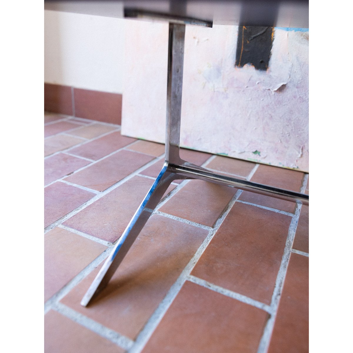 Table basse contemporaine Donna N°1109 - Bon état marron, DEBONGOUT