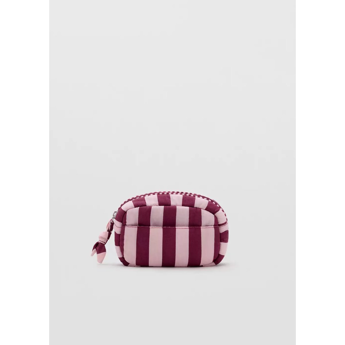 Trousse de maquillage coton rayures rose, MANGO TEEN