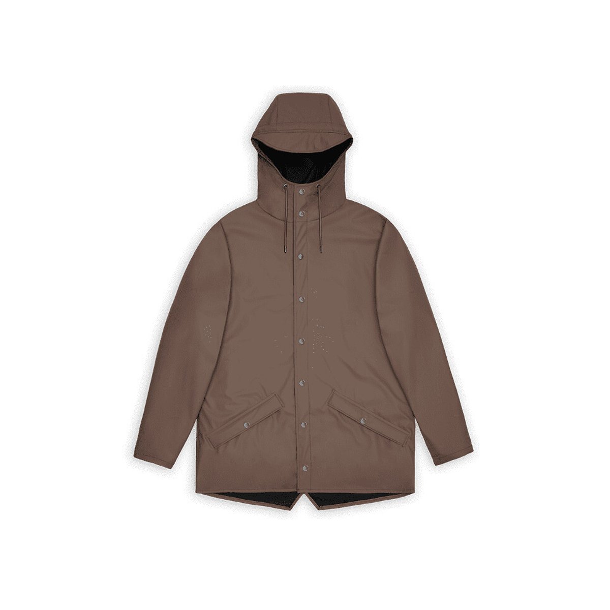 Veste imperméable à capuche A-LINE JACKET marron, RAINS