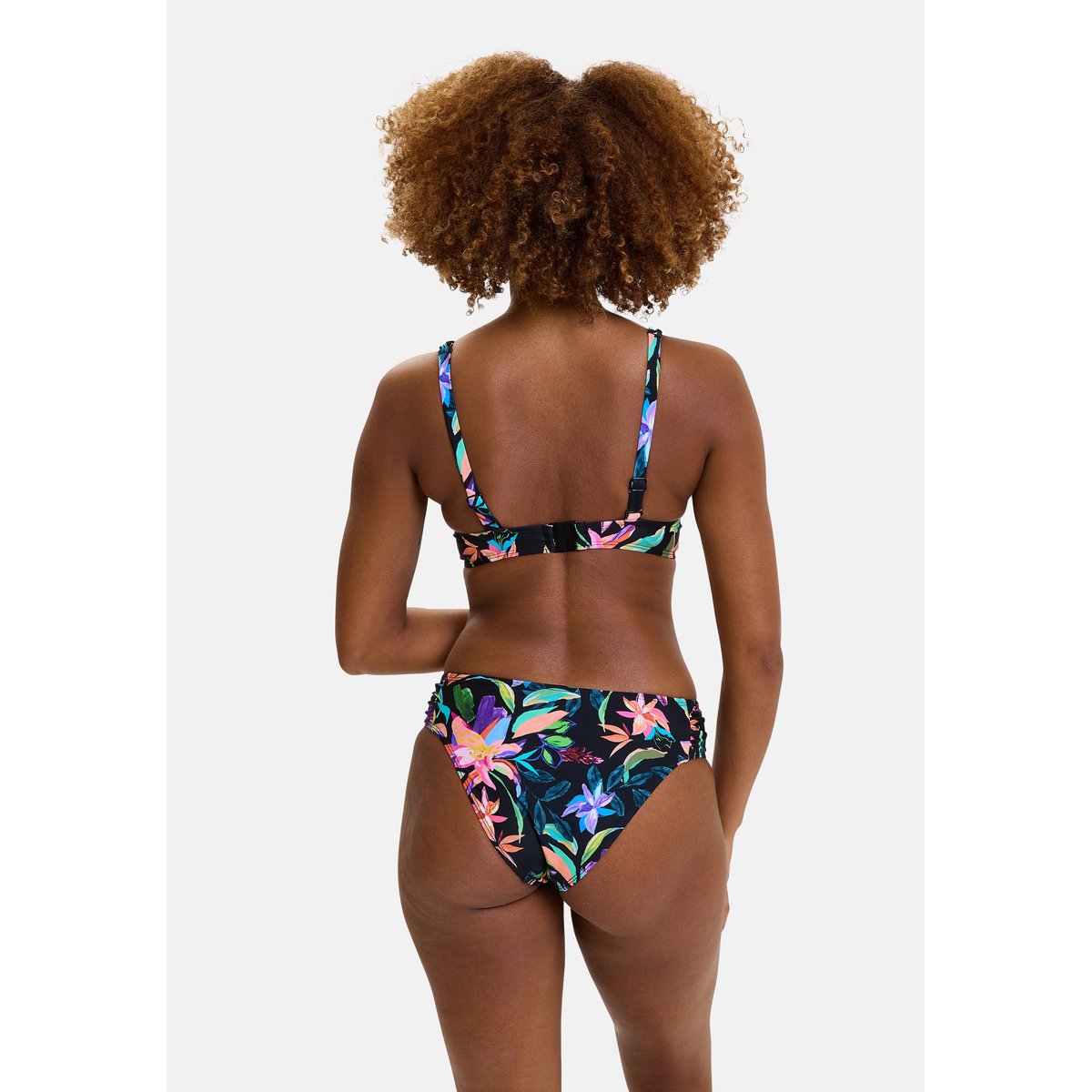 Bas de maillot de bain BARBADE paradis tropical noir, SANS COMPLEXE