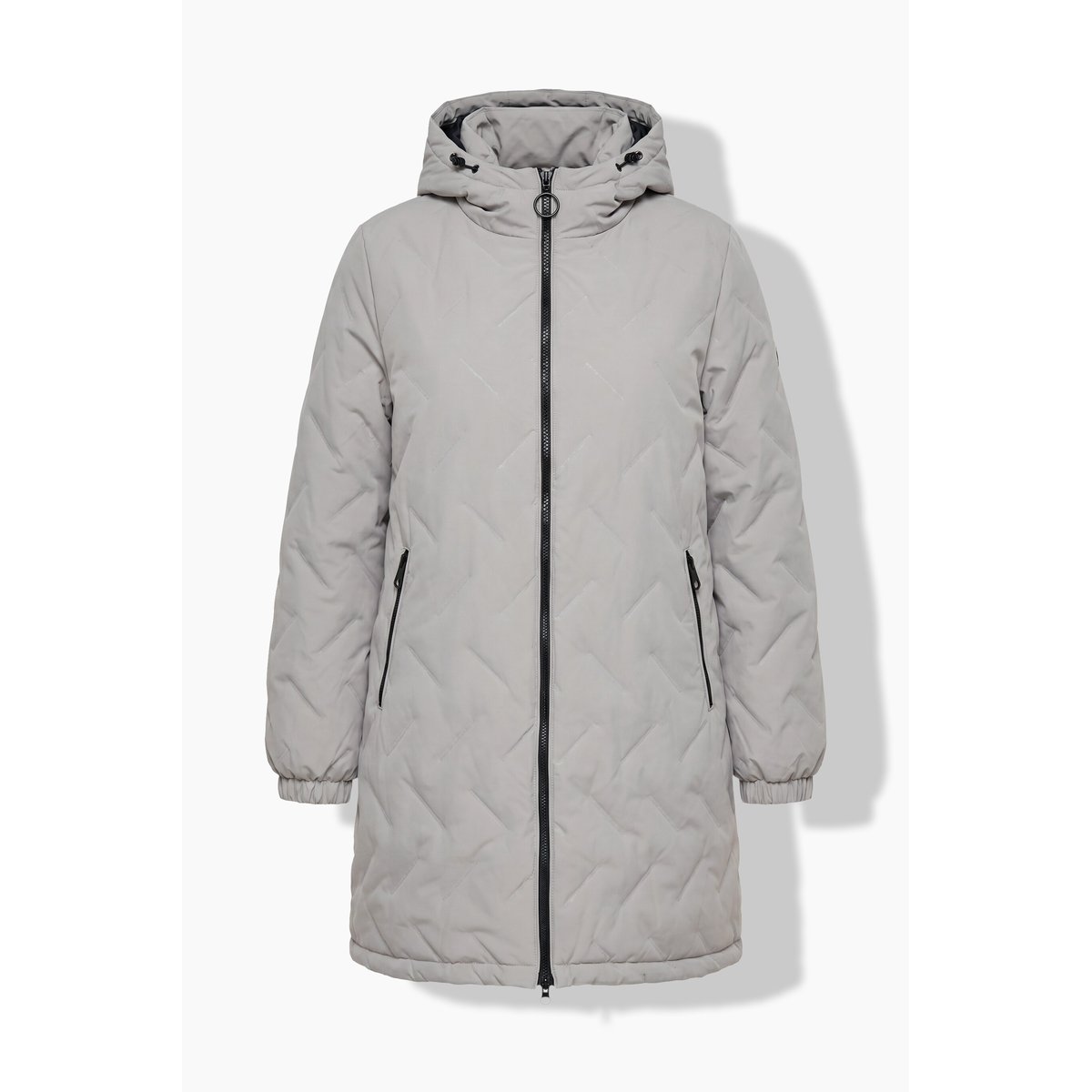 Manteau HYPRAR à capuche gris moyen, ULLA POPKEN