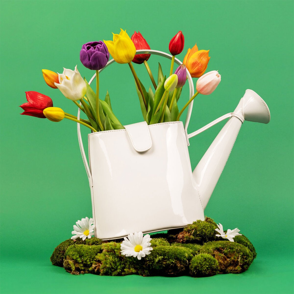 Sac arrosoir Garden Party blanc, PYLONES