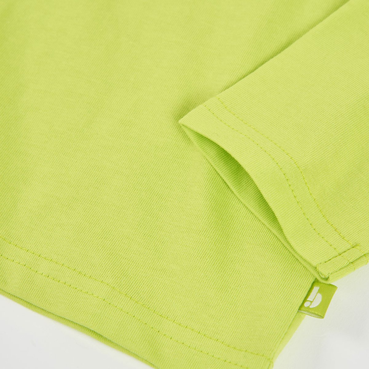 T-shirt garçon en maille imprimé Smile vert, BOBOLI