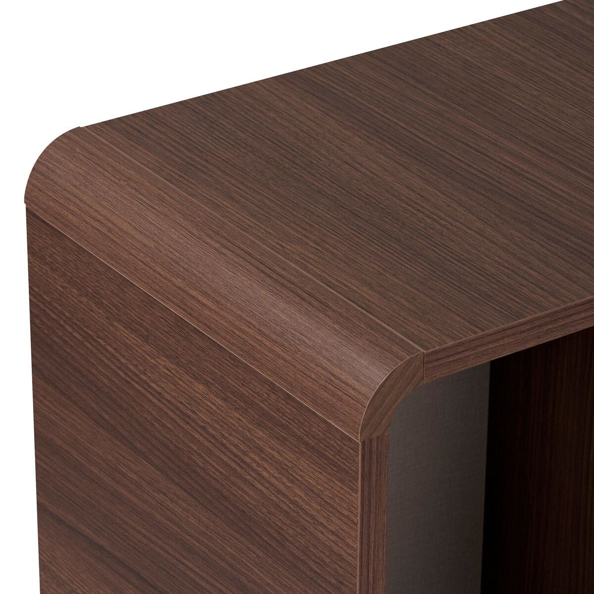 Buffet haut 1 portes, 3 niches CELENA noyer, CALICOSY