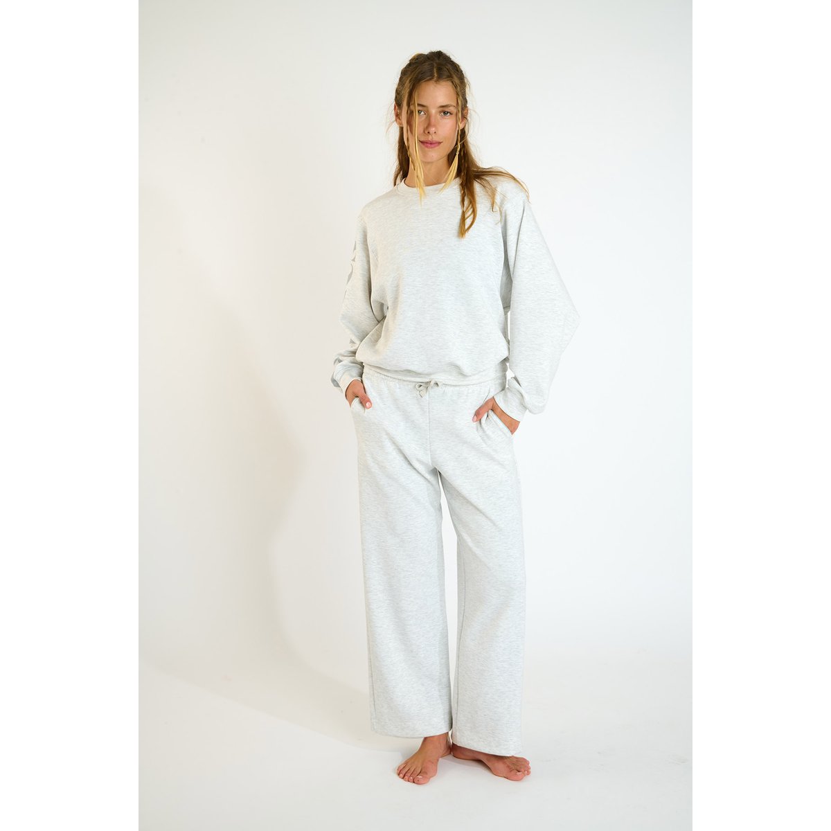 Jogging Plank - WELLJOY gris chiné, BANANA MOON