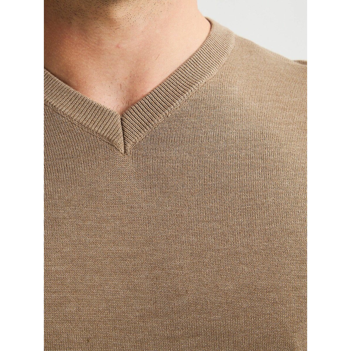 Pull col V beige, PETROL INDUSTRIES