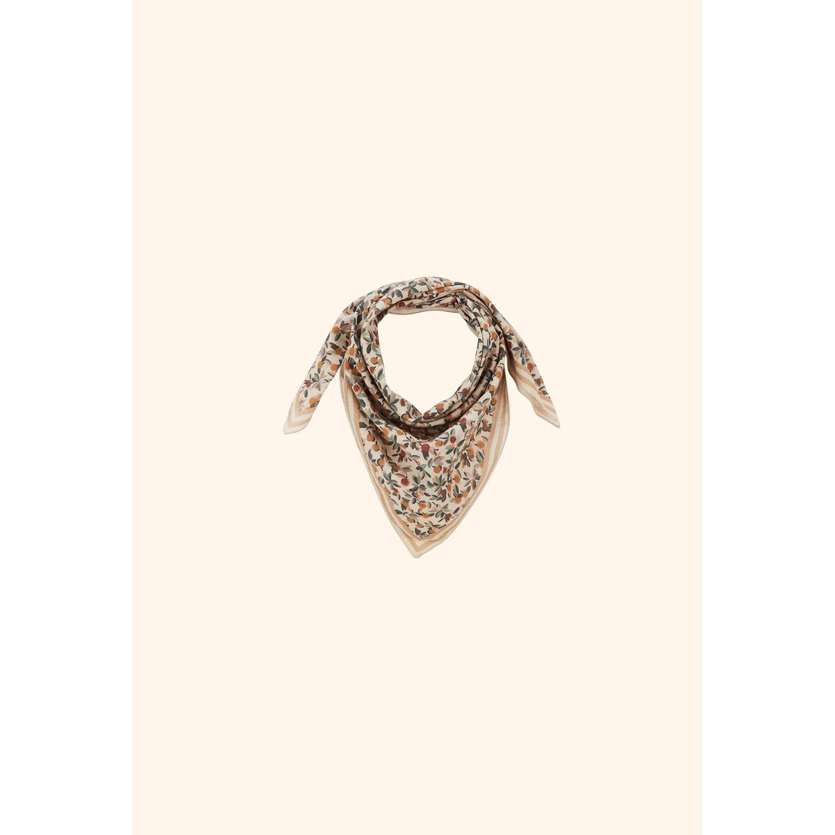Petit foulard en coton, BLOOM miel bloom miel, GABRIELLE PARIS