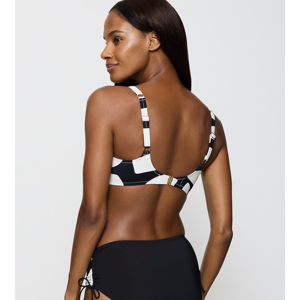 Summer Allure Minimiser Bikini Top black/white, TRIUMPH