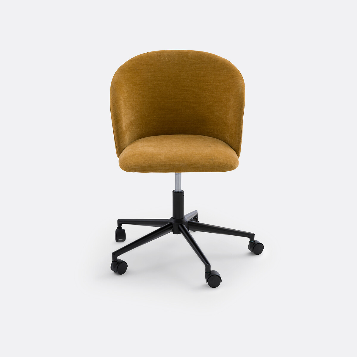 Fauteuil de bureau à roulettes, Lavergne ocre, LA REDOUTE INTERIEURS