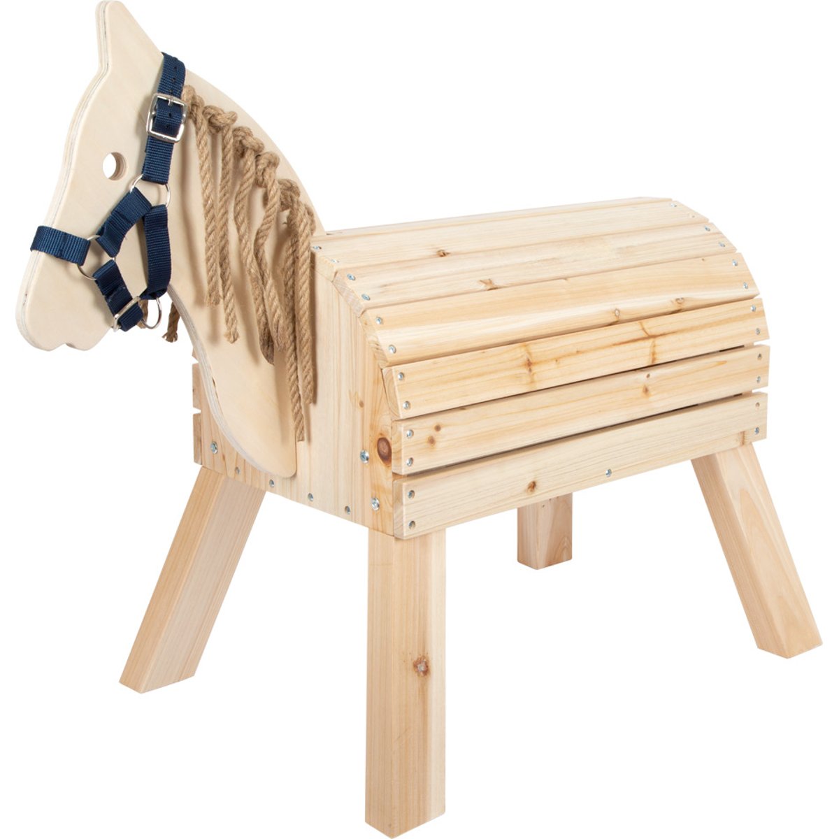Cheval de bois compact beige, SMALL FOOT COMPANY