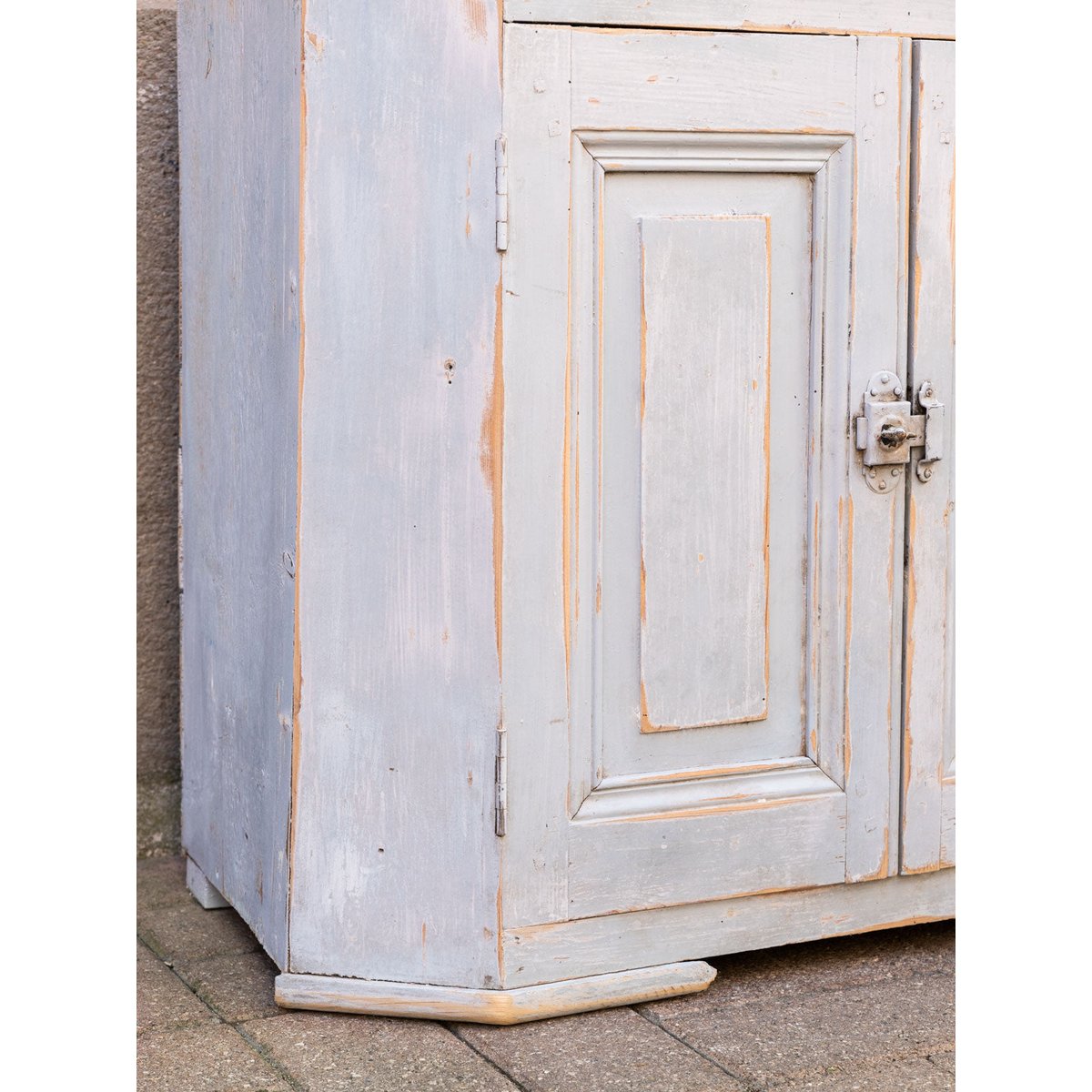 Confiturier en bois patiné bleu Gilbert N°1823 - Bon état bois clair, DEBONGOUT