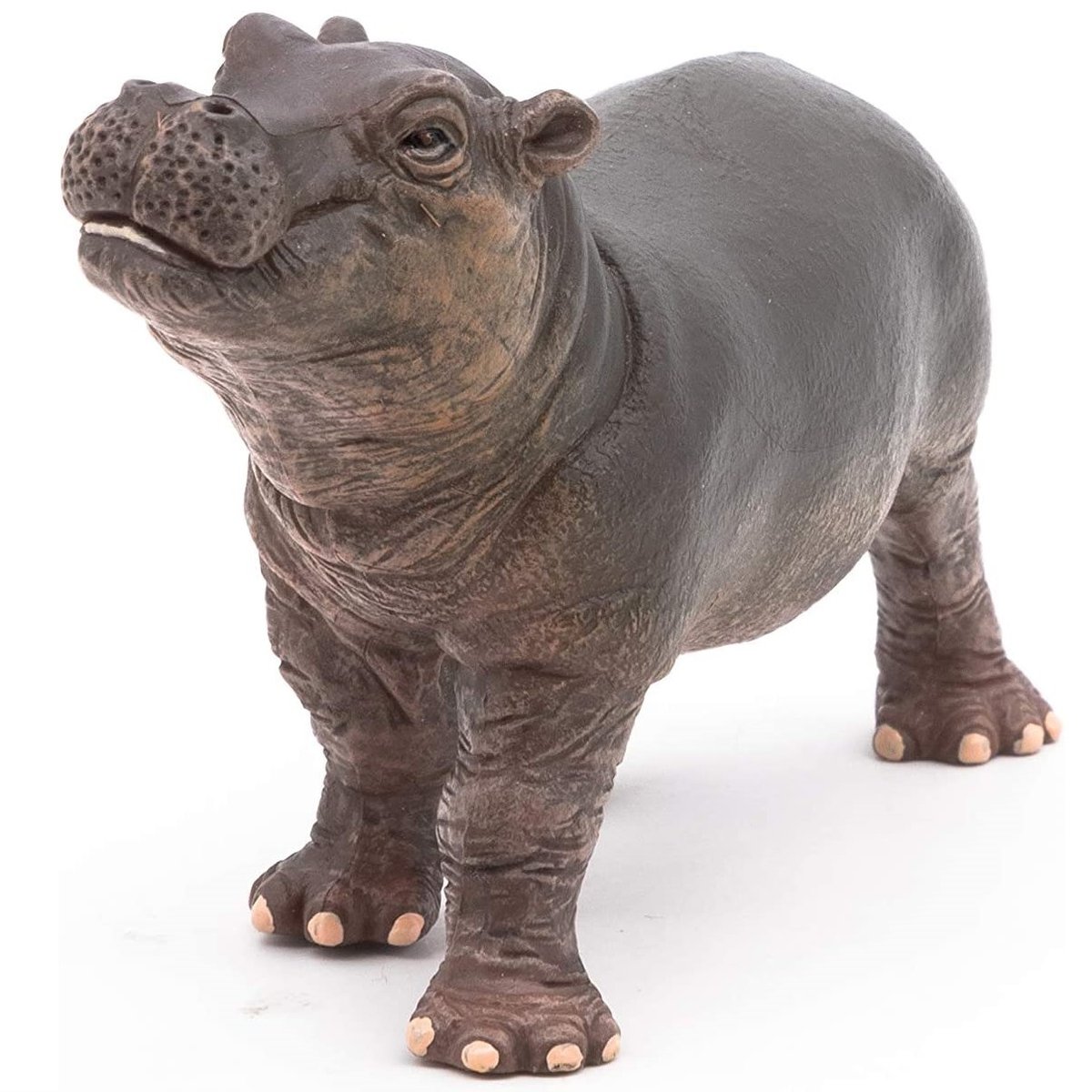 Figurine Bébé hippopotame gris, PAPO