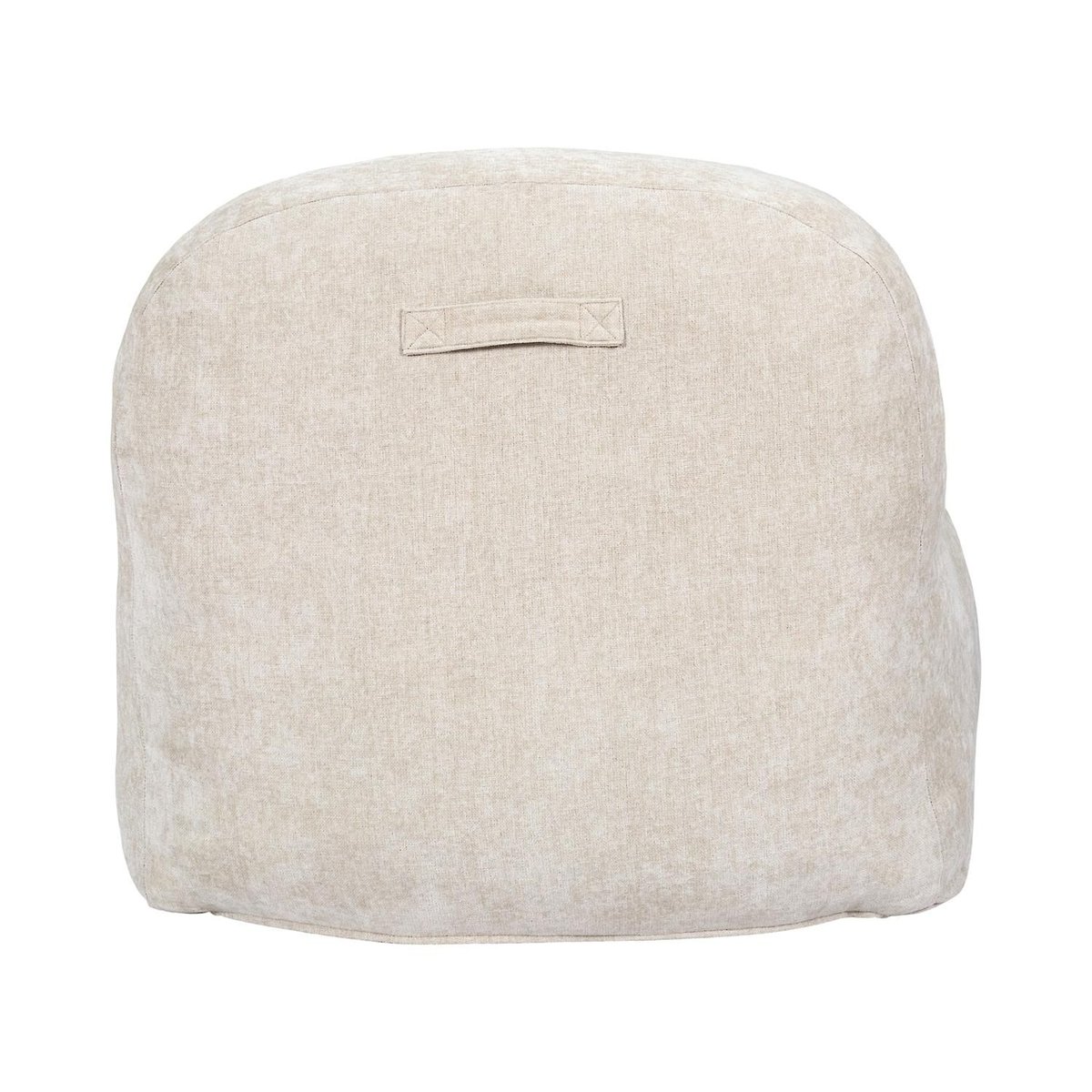 Fauteuil compressé en tissu doux sans montage AUSTIN beige, THE HOME DECO FACTORY