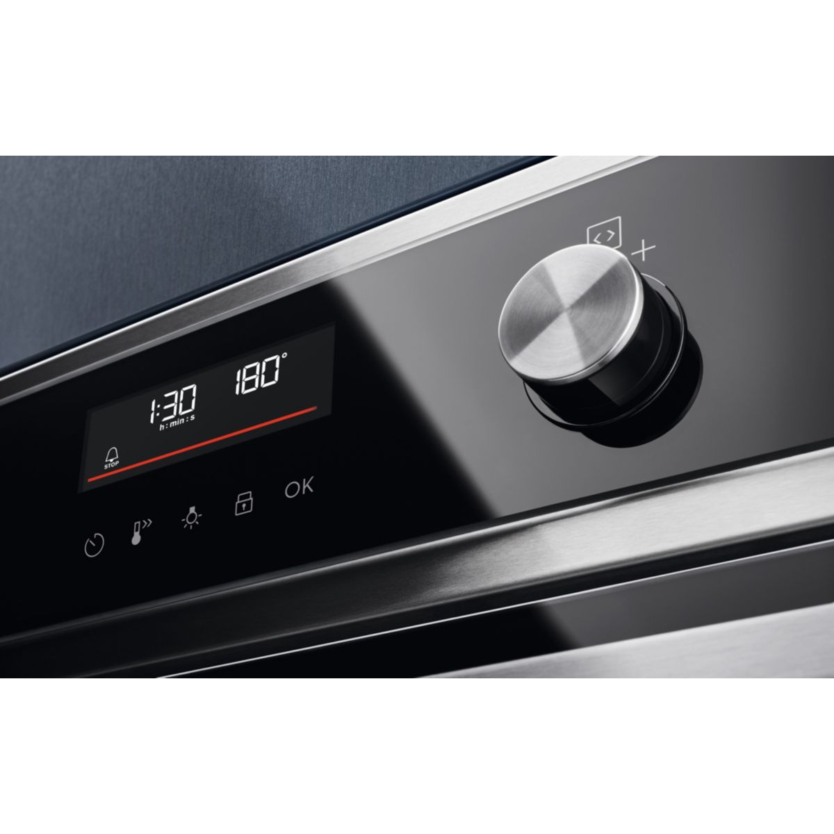 Four encastrable EOD6P46X Pyrolyse Chaleur tournante et Vapeur SteamBake 72L inox anti-traces, ELECTROLUX