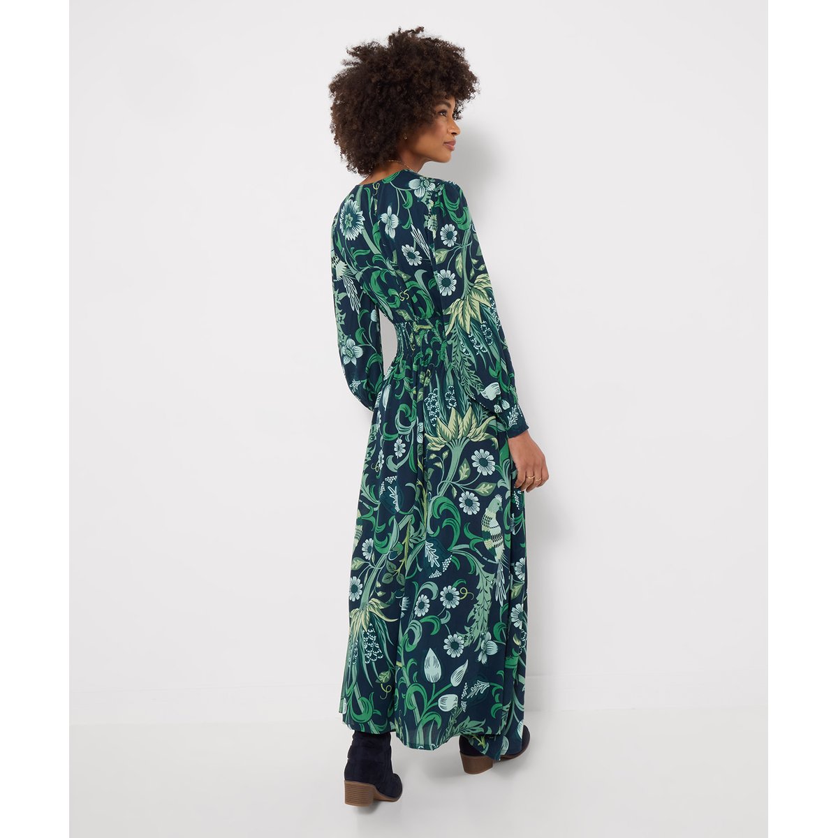 Robe Longue à Manches Longues Florence vert, JOE BROWNS
