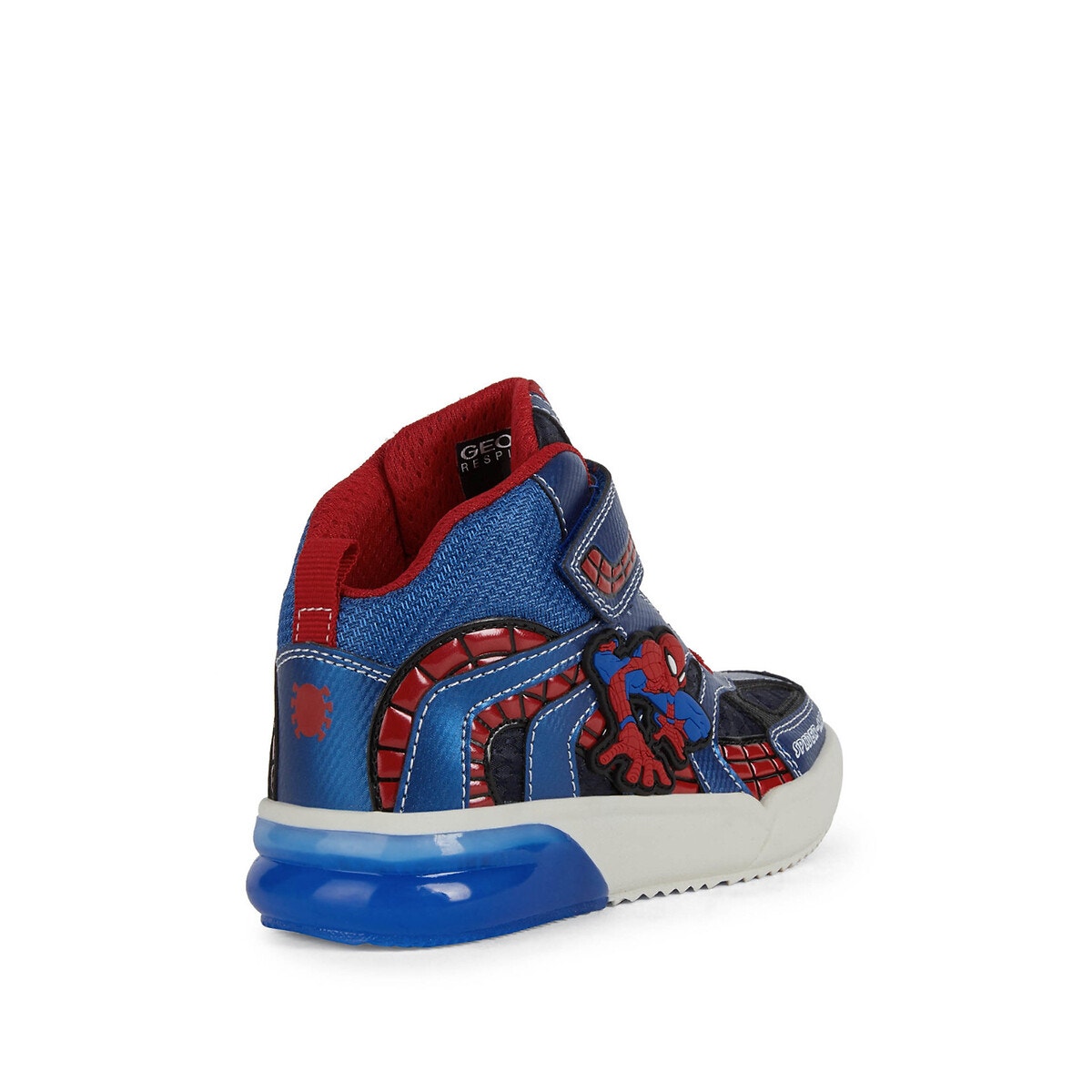 Baskets à LED Grayjay x Spiderman bleu marine, GEOX
