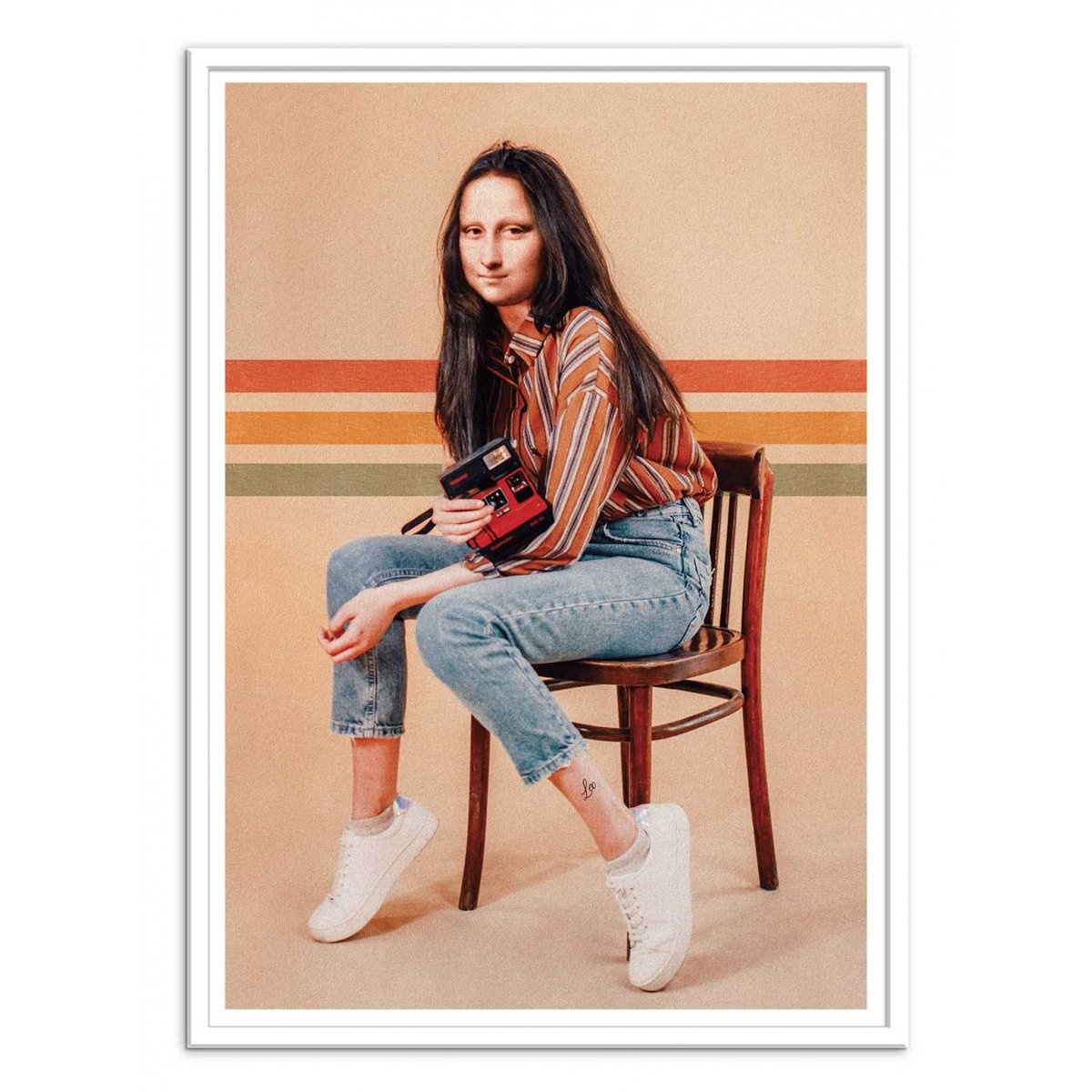 Affiche d'art - Retro Mona - Jonas Loose affiche d'art, WALL EDITIONS