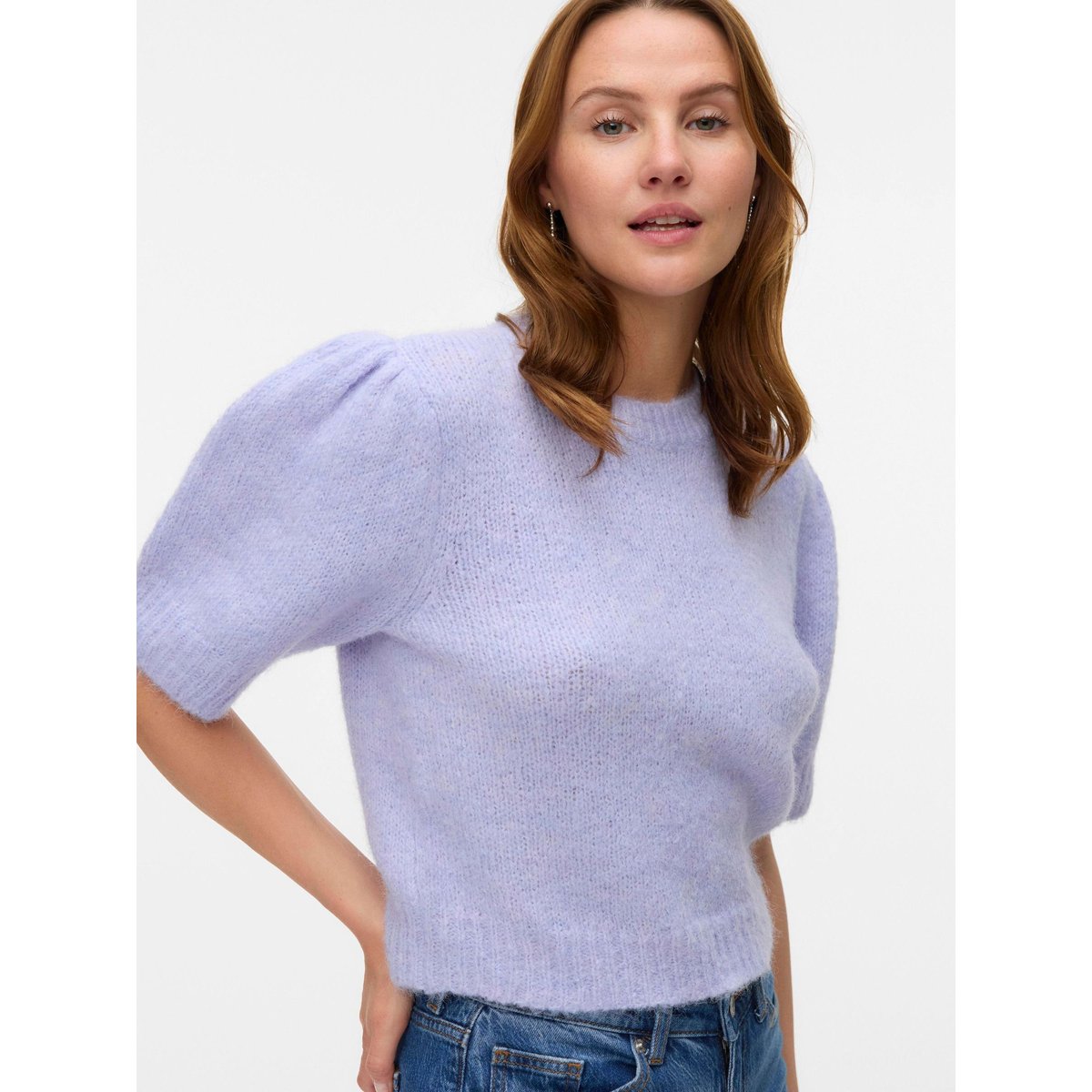 Pull En Maille purple heather, VERO MODA