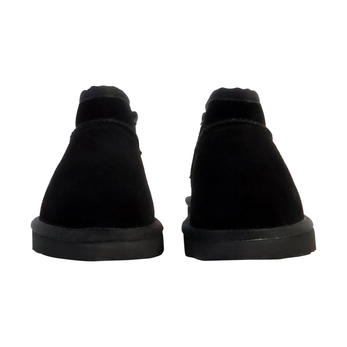 Bottines Chausson Cuir Media Merino noir, NATURAL WORLD
