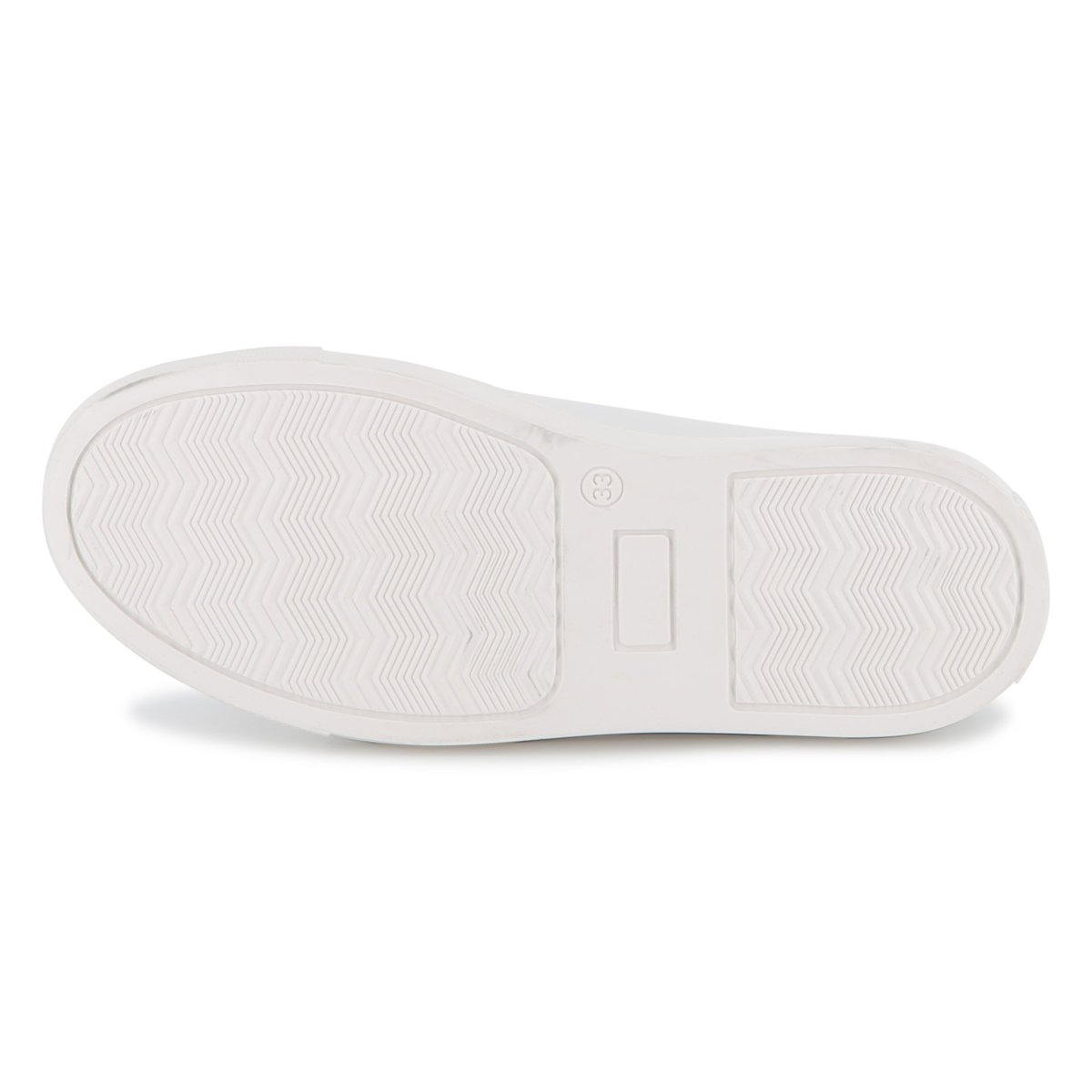 Baskets en cuir de vache blanc, MARC JACOBS