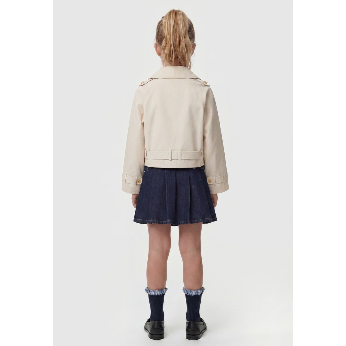 Trench Crop En Toile crème, GUESS KIDS