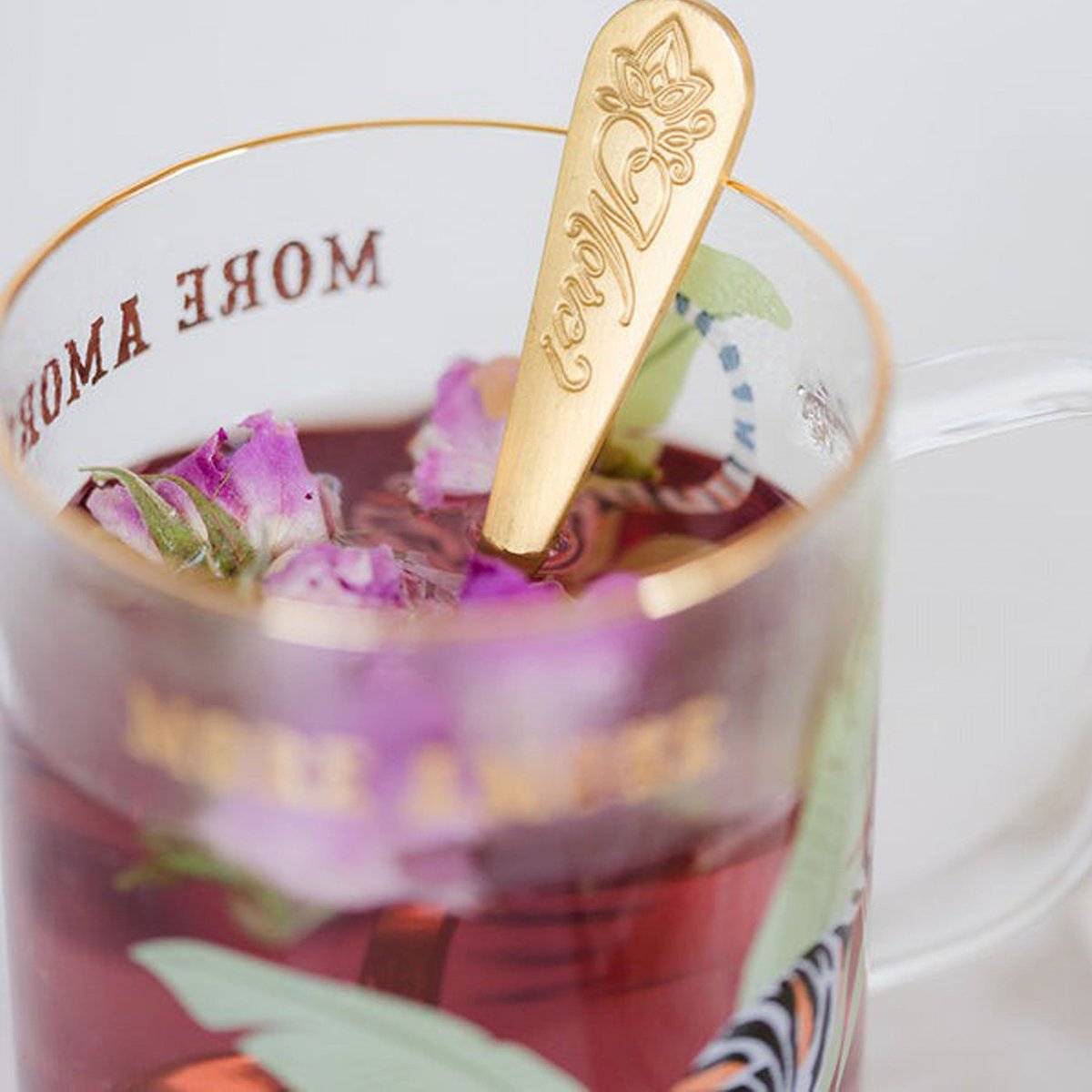 Mug en verre Tigre multicolore, YVONNE ELLEN