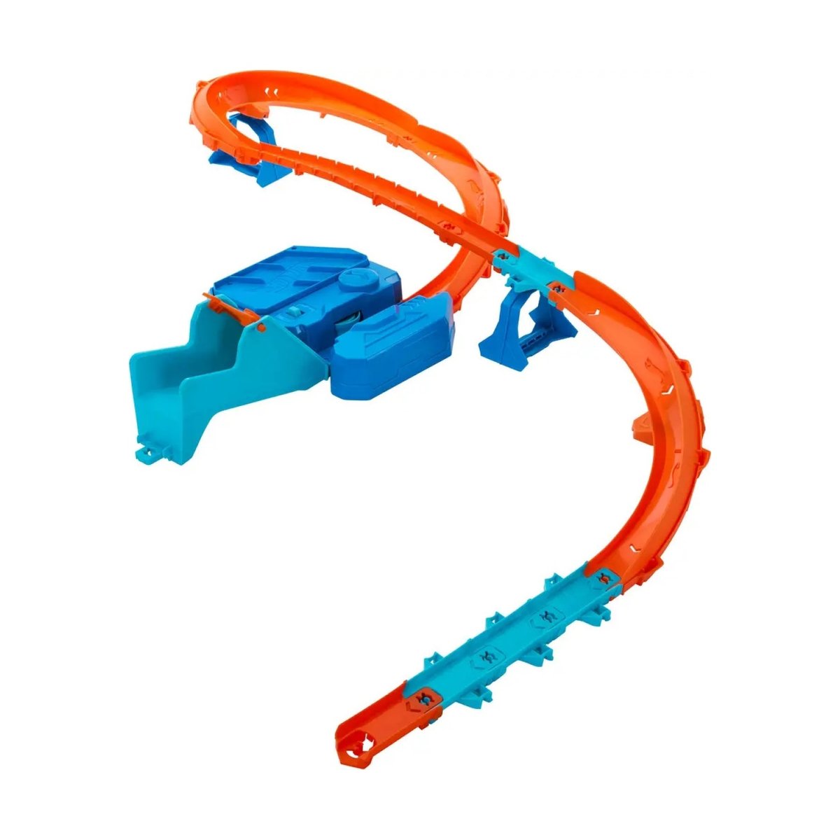 Hot Wheels Track Creator Kit accélérateur-saut-parcours rapide multicolore, MATTEL