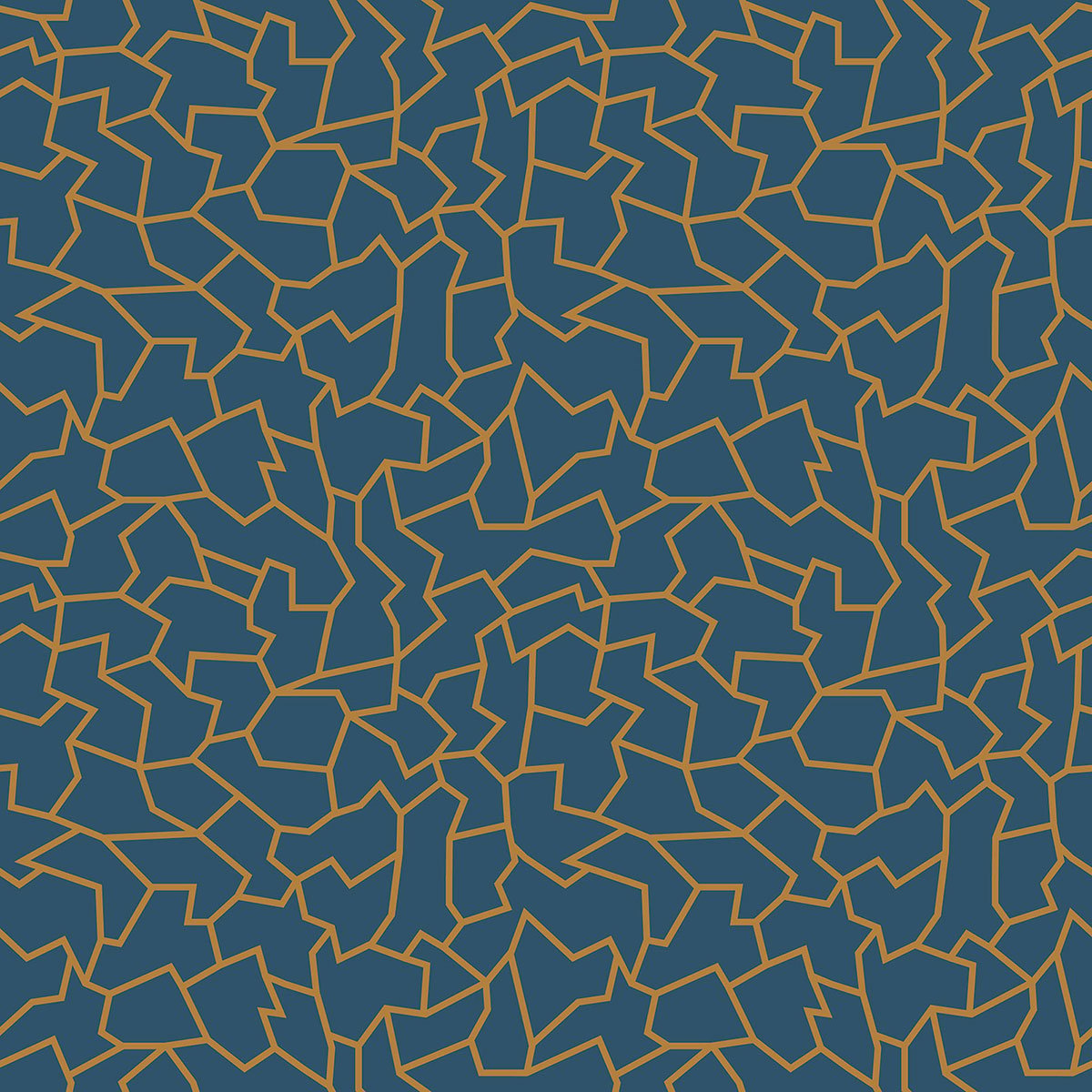 Papier peint , puzzle gasby bleu, HEXOA